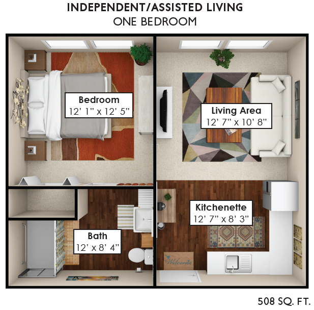 Assisted Living - One Bedroom