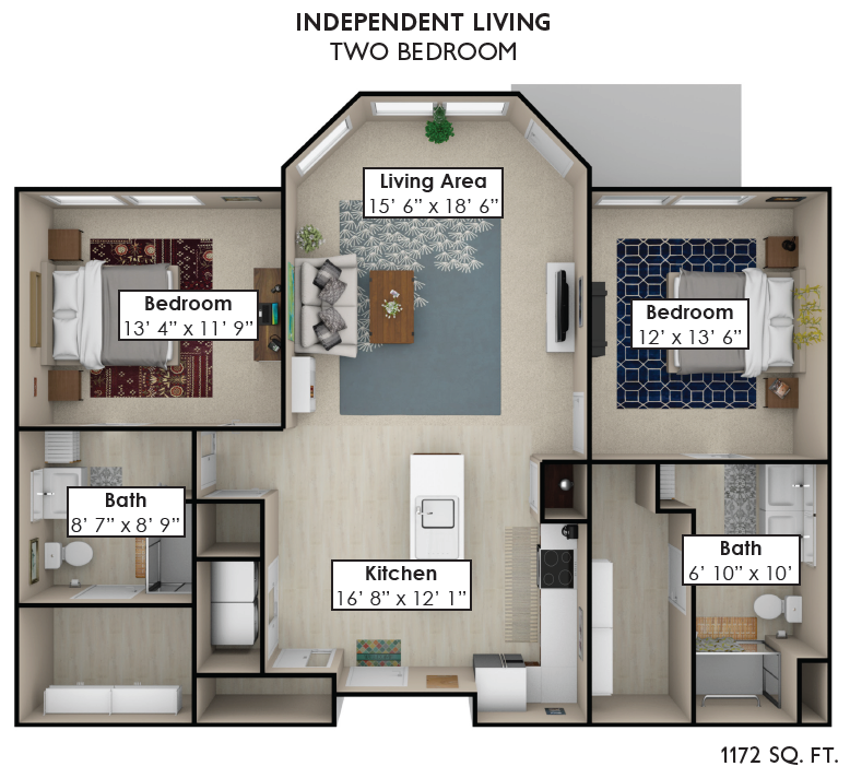 Independent Living - Two Bedroom